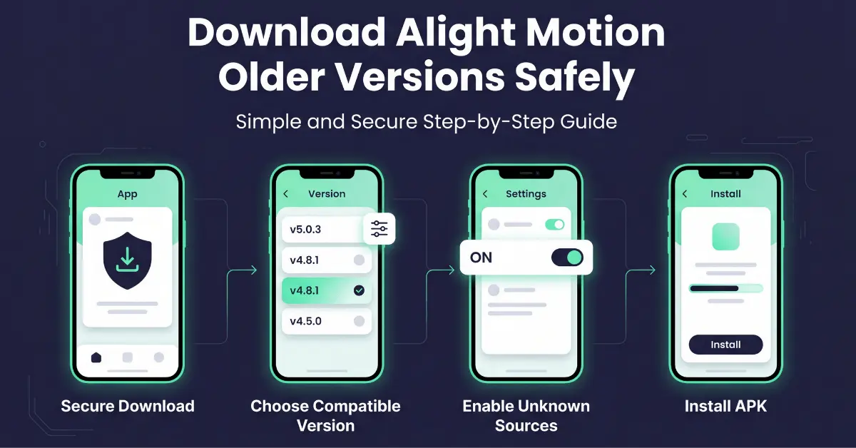 How to Download Alight Motion Older Versions Safely