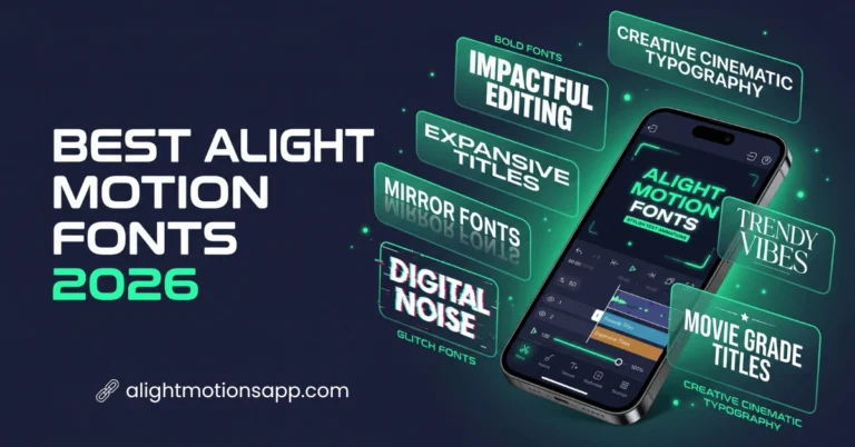 12+ Best Alight Motion Fonts