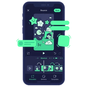 Cute Bounce Animation Template