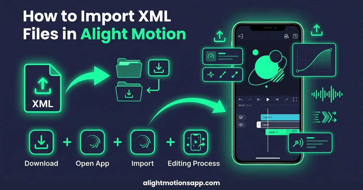 How to Import XML Files in Alight Motion